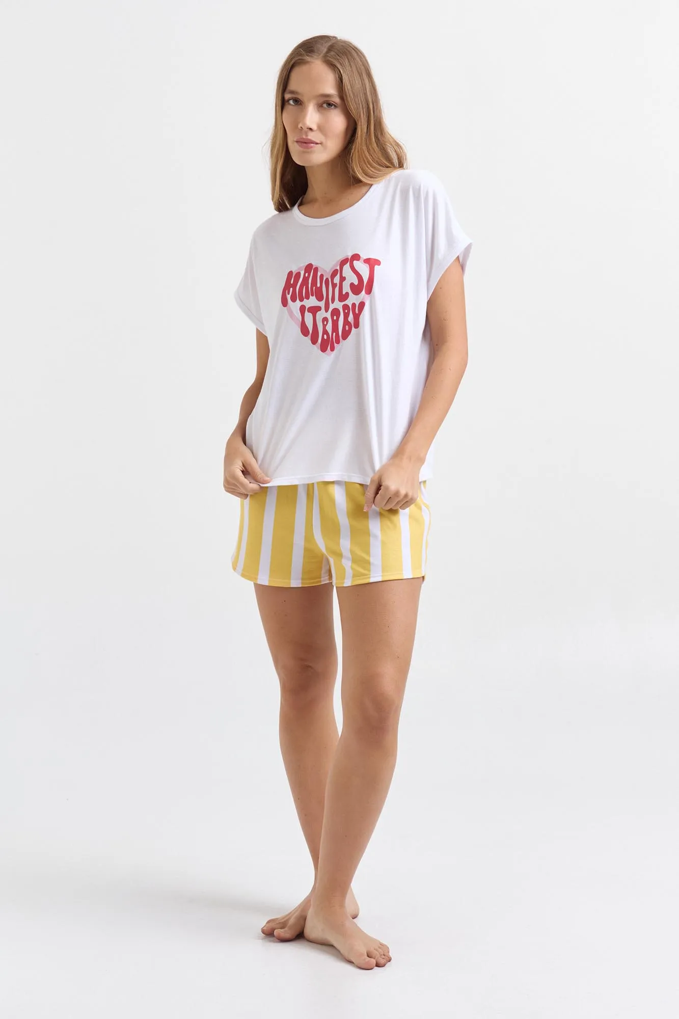 MANIFEST PJ REMERA Y SHORT