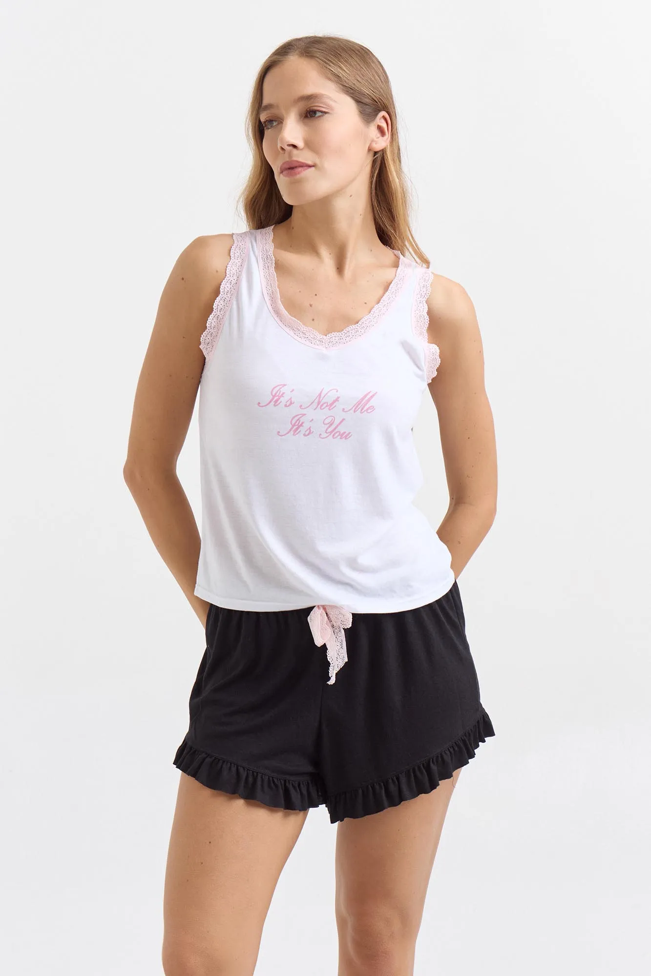 NOT ME PJ MUSCULOSA Y SHORT